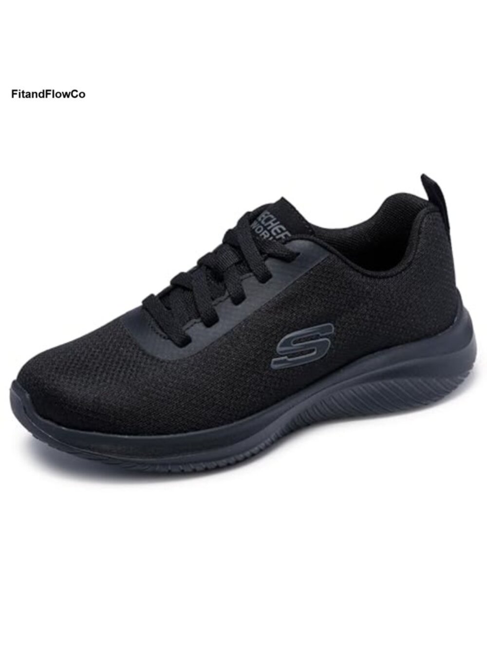 Slip-Resistant Work Sneakers Memory Foam Non-Slip Athletic Shoes
